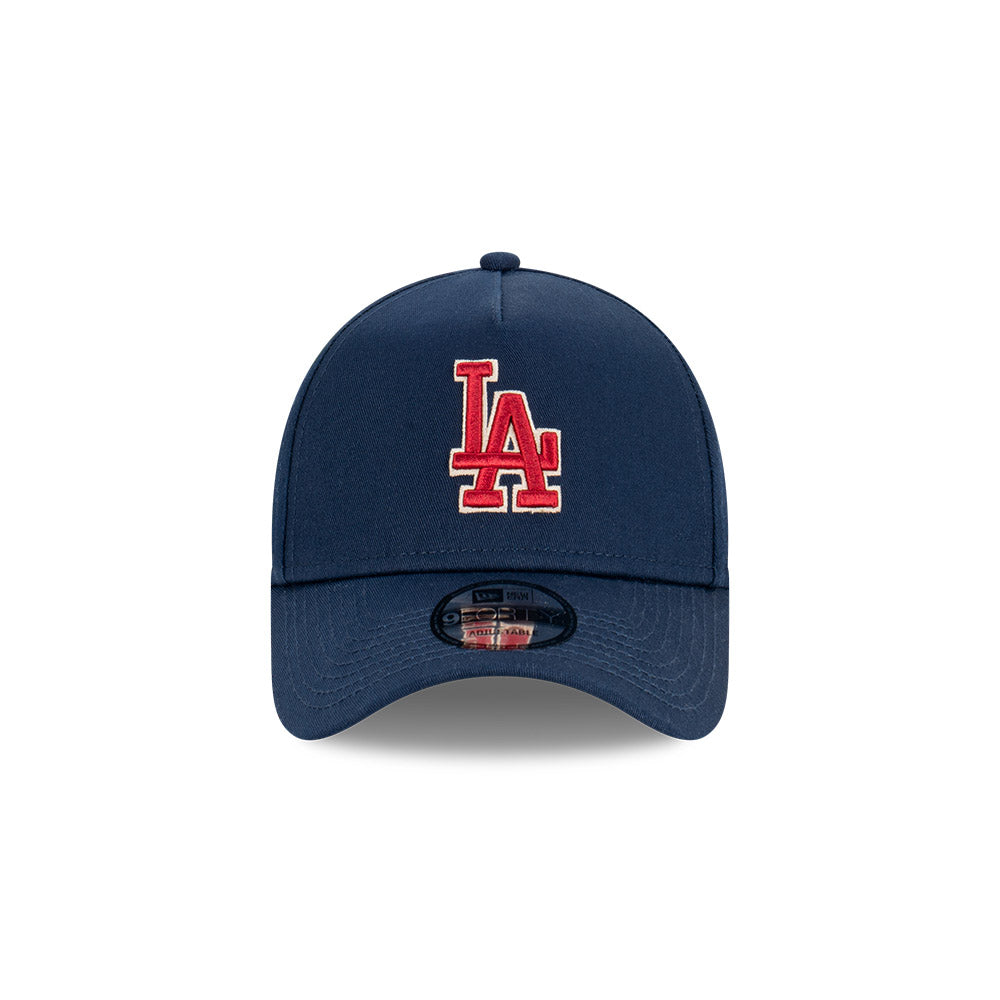 NEW ERA Los Angeles Dodgers 9FORTY A-Frame Snapback Cap - Cardinal/Ocean