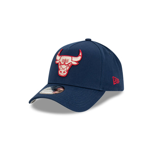 NEW ERA Chicago Bulls 9FORTY A-Frame Snapback Cap - Cardinal/Ocean