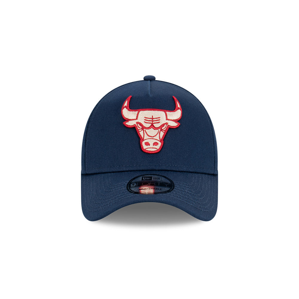 NEW ERA Chicago Bulls 9FORTY A-Frame Snapback Cap - Cardinal/Ocean