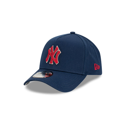 NEW ERA New York Yankees 9FORTY A-Frame Snapback Cap - Cardinal/Ocean