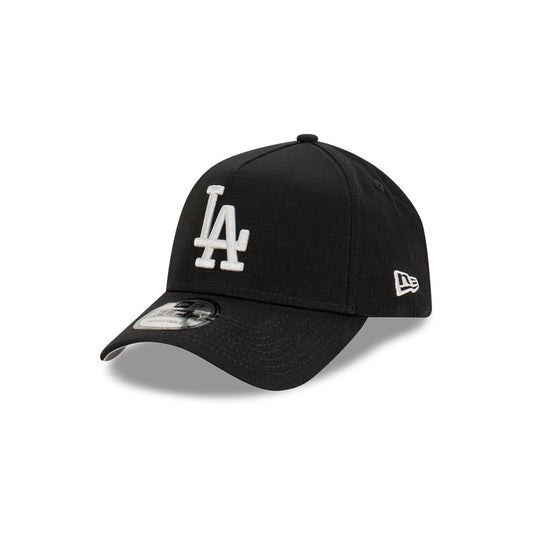 NEW ERA Los Angeles Dodgers Ripstop 9FORTY A-Frame Strapback Cap - Black/Grey