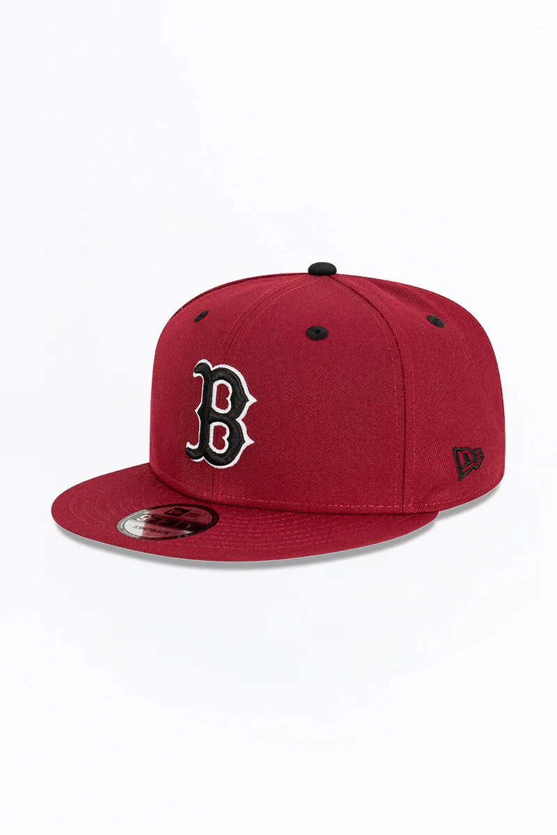 NEW ERA Boston Red Sox 9FIFTY Snapback Cap - Dark Cherry/Black