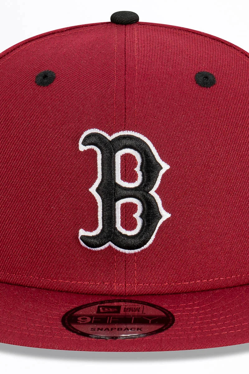 NEW ERA Boston Red Sox 9FIFTY Snapback Cap - Dark Cherry/Black