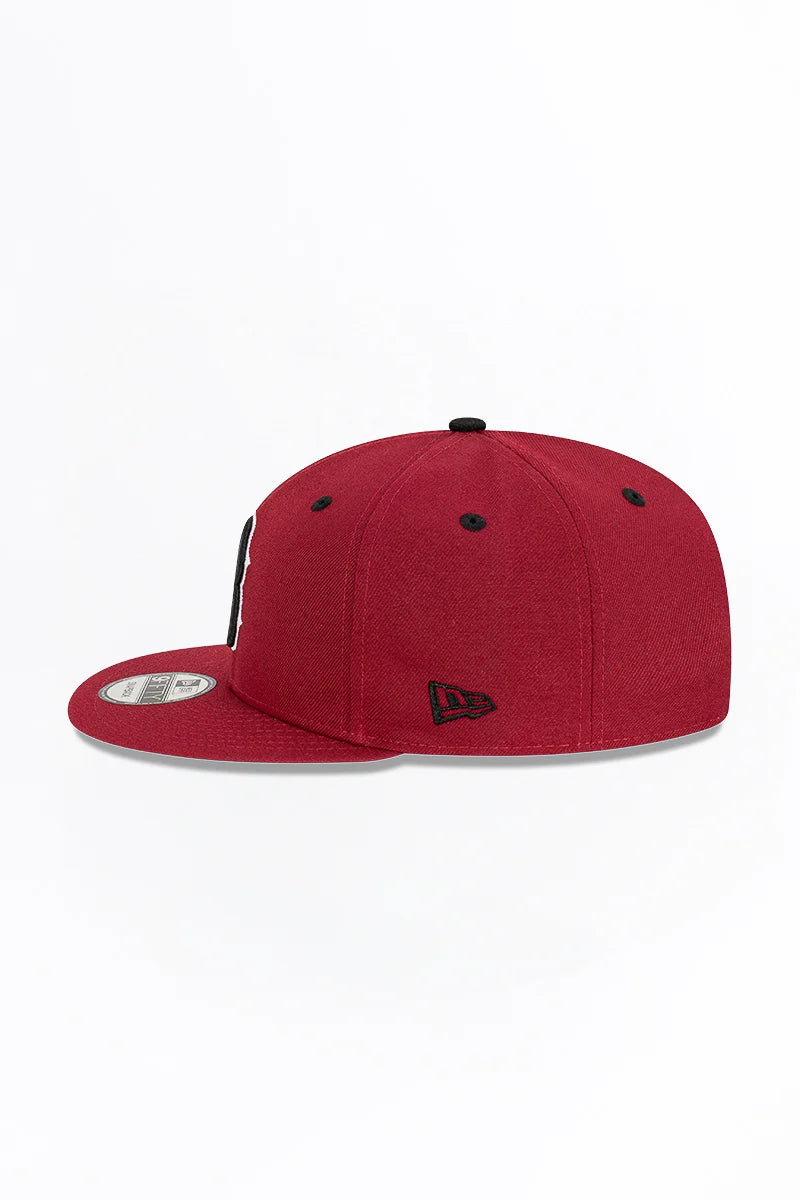 NEW ERA Boston Red Sox 9FIFTY Snapback Cap - Dark Cherry/Black