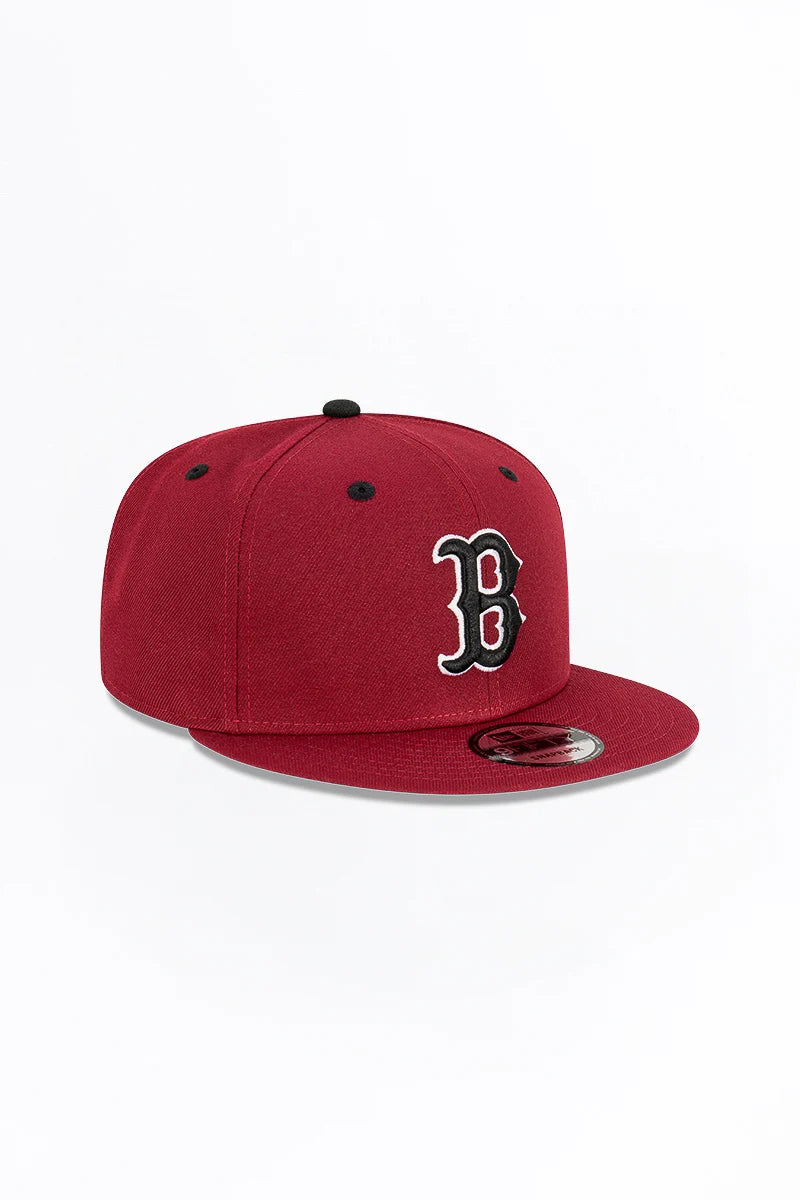 NEW ERA Boston Red Sox 9FIFTY Snapback Cap - Dark Cherry/Black