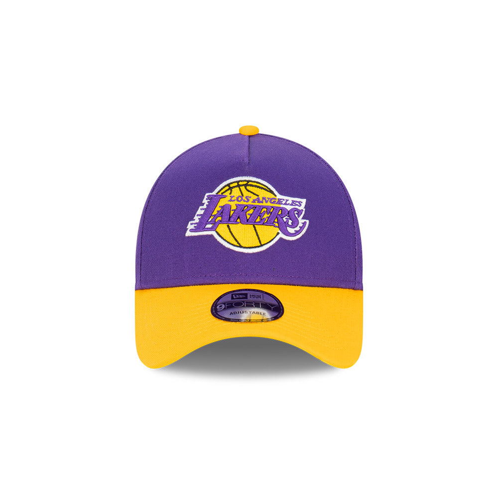NEW ERA Los Angeles Lakers Two Tone 9FORTY A-Frame Snapback Cap - Team