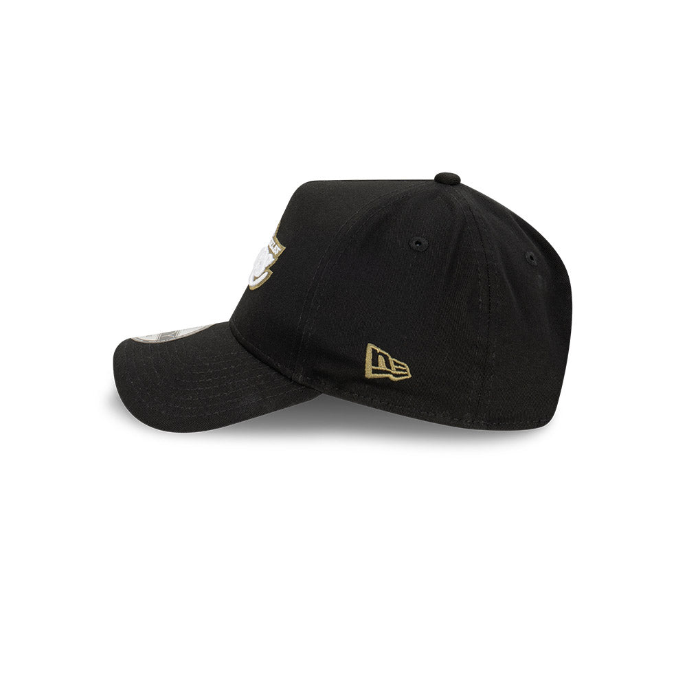NEW ERA Los Angeles Lakers 9FORTY A-Frame Snapback Cap - Black/Olive