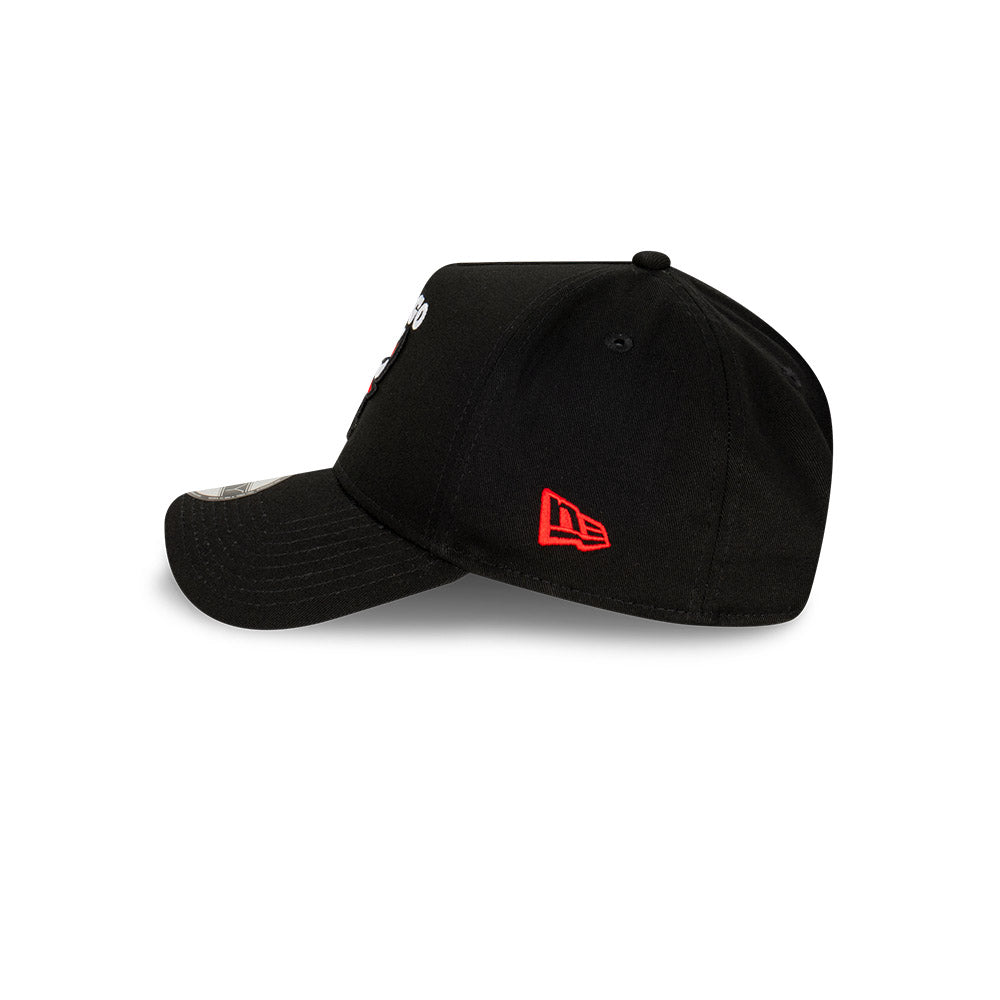 NEW ERA Chicago Bulls Champions 9FORTY A-Frame Snapback Cap - Black/Team