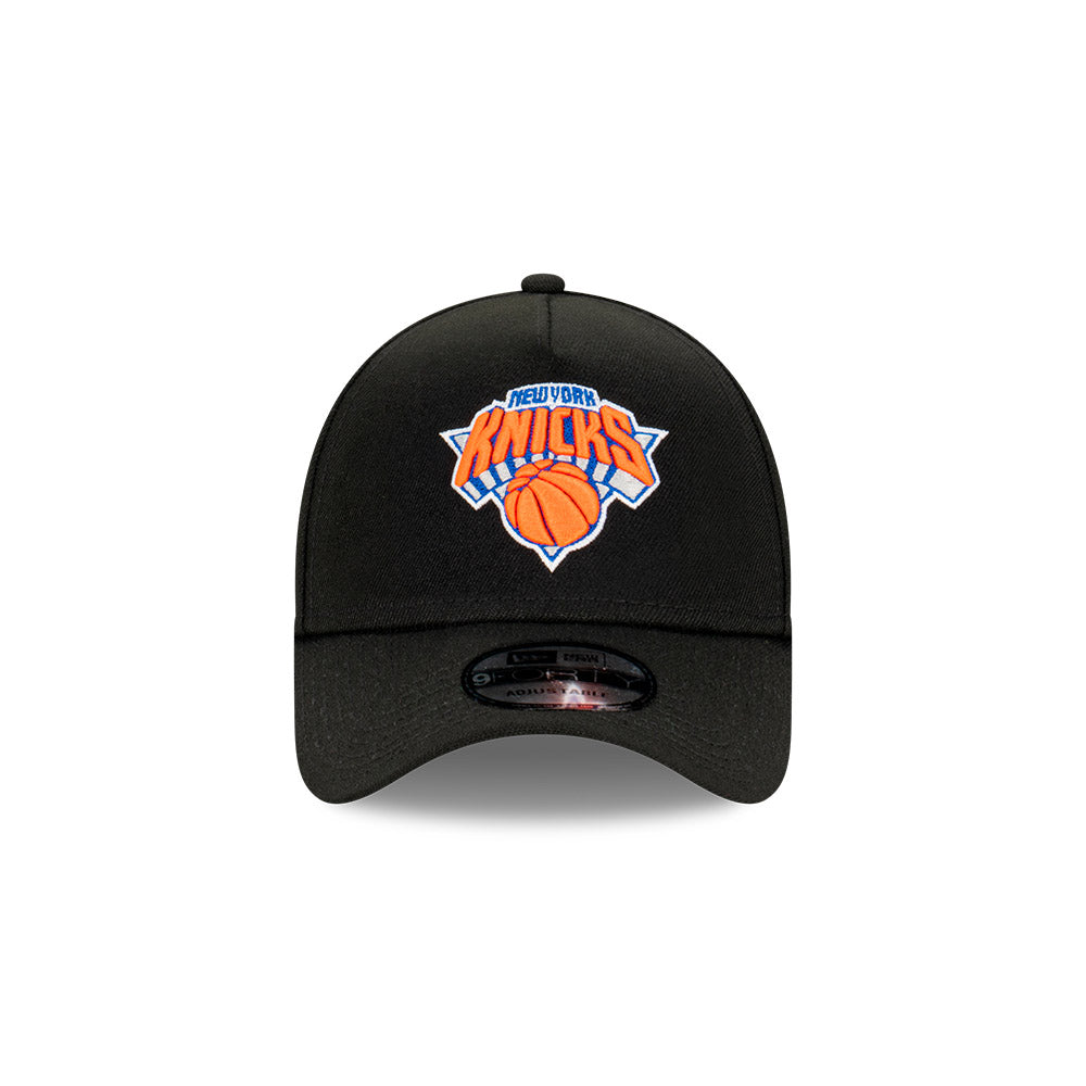 NEW ERA New York Knicks Champs 9FORTY A-Frame Snapback Cap - Black/Team