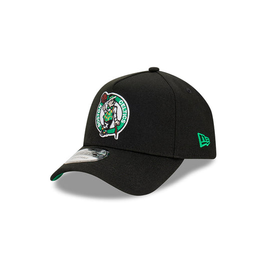 NEW ERA Boston Celtics Champs 9FORTY A-Frame Snapback Cap - Black/Team