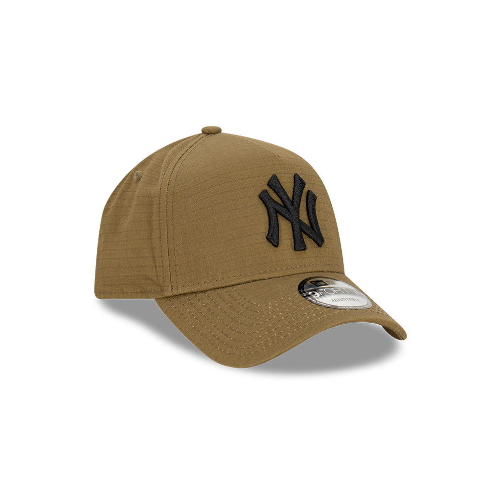 NEW ERA New York Yankees 9FORTY A-Frame Snapback Cap - Ripstop Olive/Blk