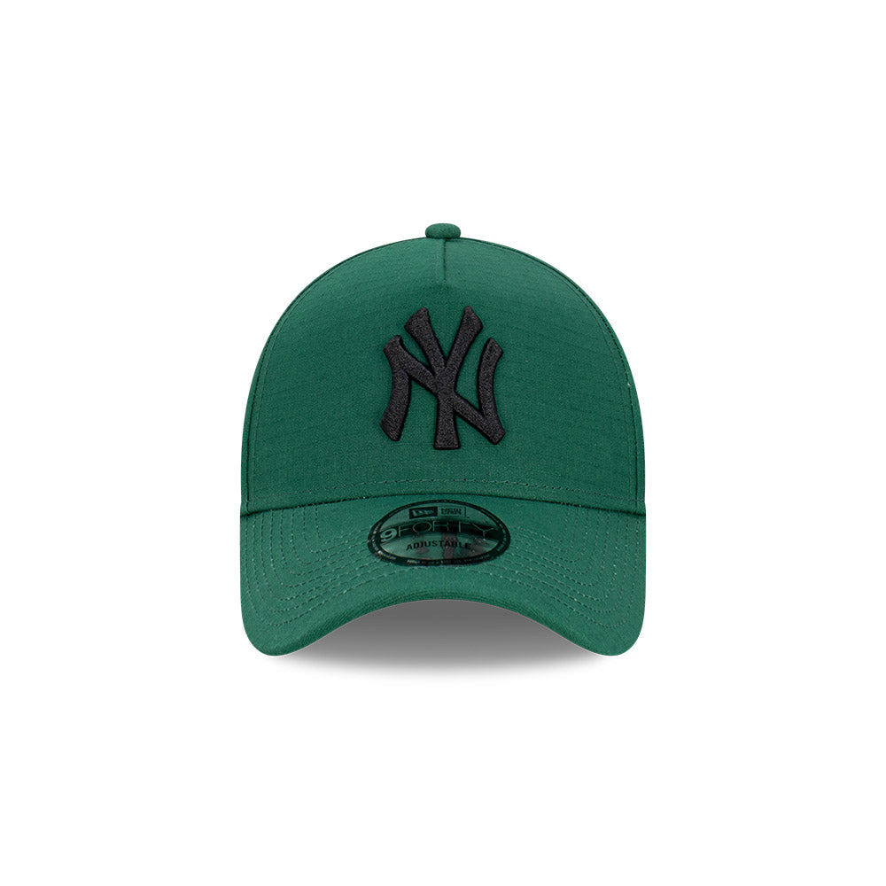 NEW ERA New York Yankees 9FORTY A-Frame Snapback Cap - Ripstop Dark Green/Blk