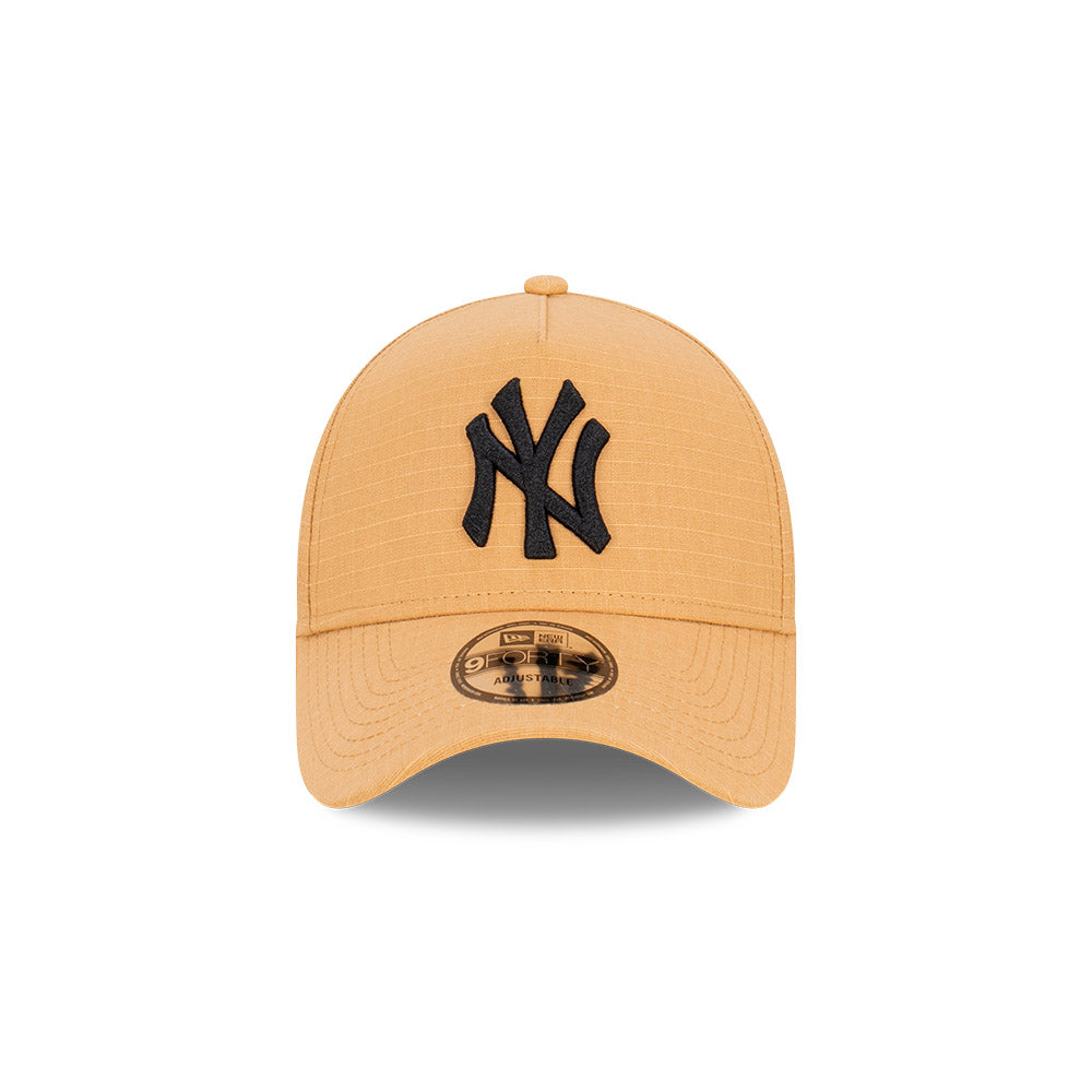 NEW ERA New York Yankees 9FORTY A-Frame Snapback Cap - Ripstop Brown/Black