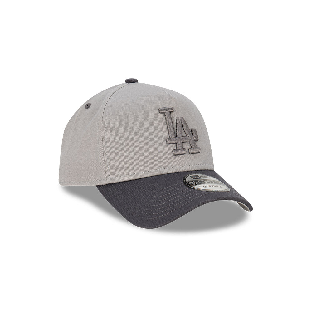 NEW ERA Los Angeles Dodgers Overcast 9FORTY A-Frame Snapback Cap - Grey/Graphite