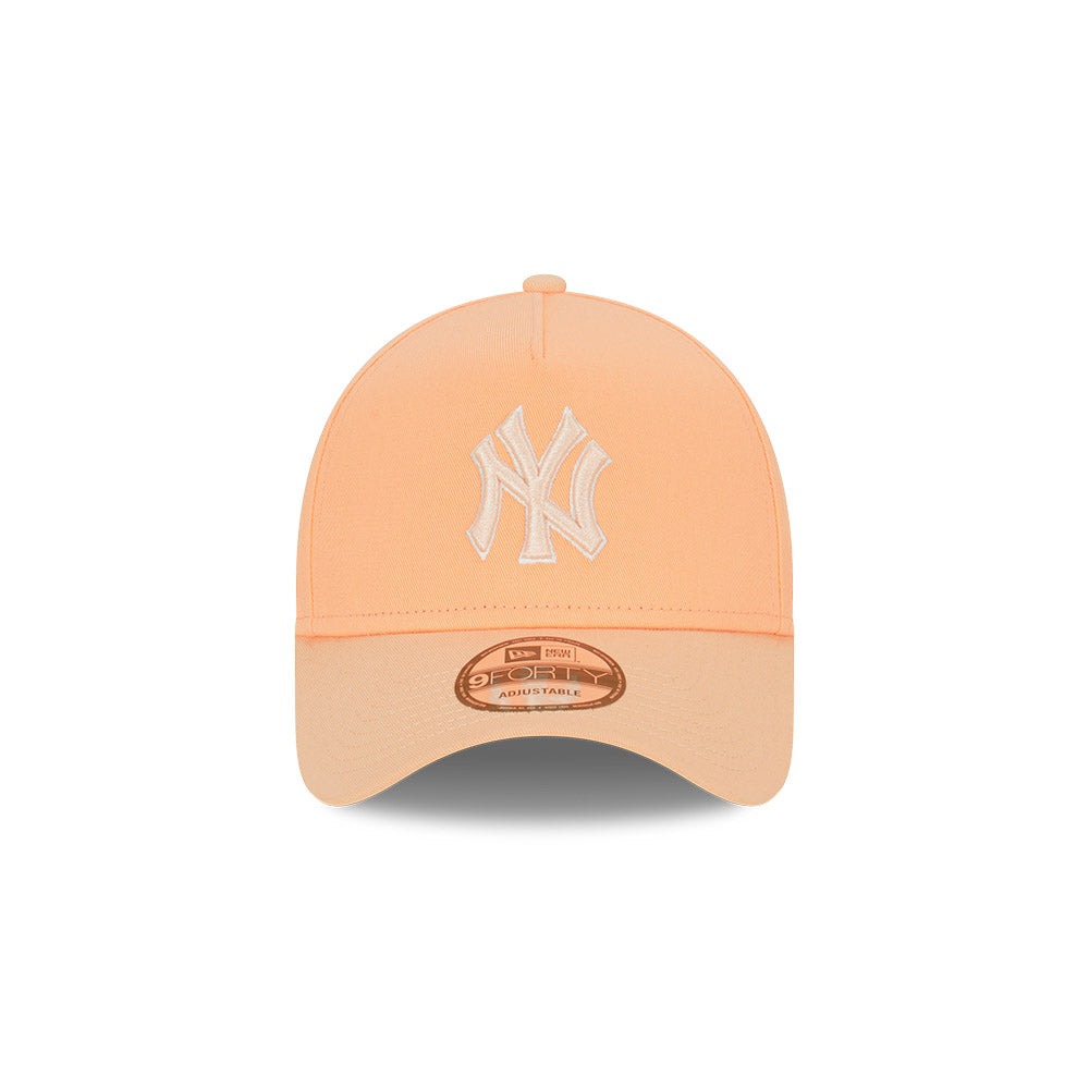 NEW ERA New York Yankees 9FORTY A-Frame Snapback Cap - Peach/White/Grey UV