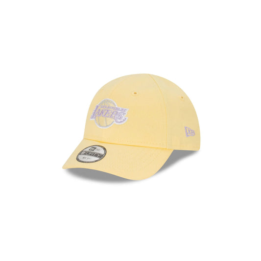 NEW ERA Los Angeles Lakers My 1st Summer Pastel 9FORTY Infant Strapback Cap - Soft Yellow/Pastel Lilac UV