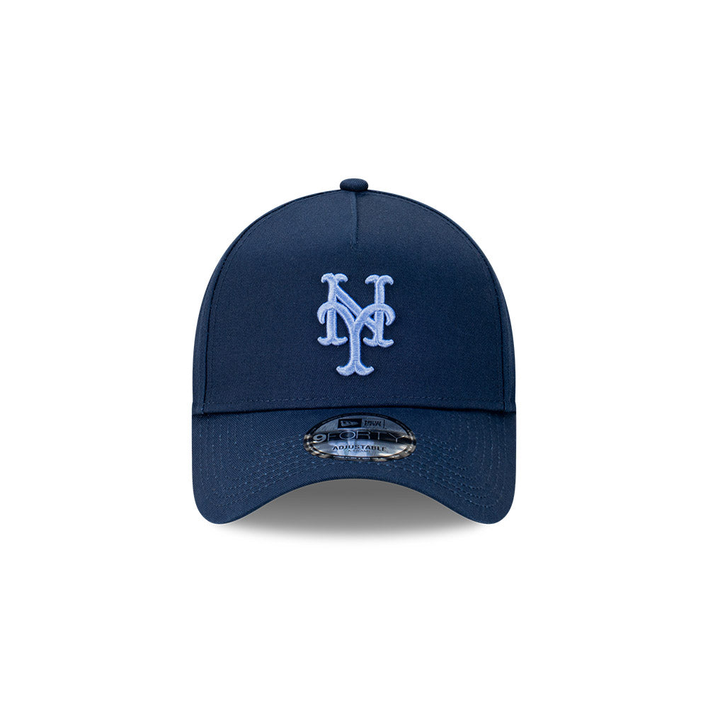 NEW ERA New York Mets 9FORTY A-Frame Snapback Cap - Midnight Ice