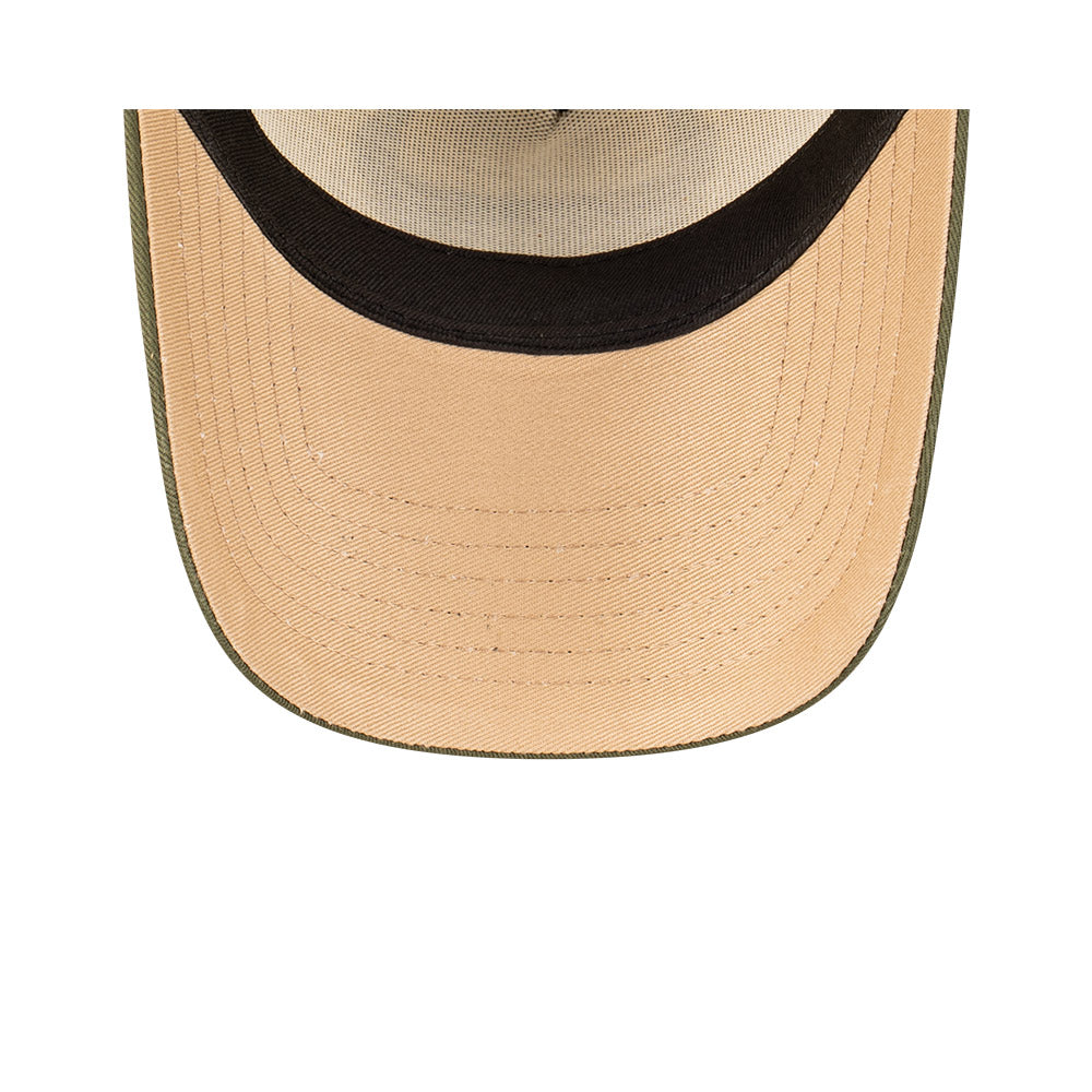 NEW ERA Chicago Bulls 9FORTY A-Frame Snapback Cap - Winecork/Olive