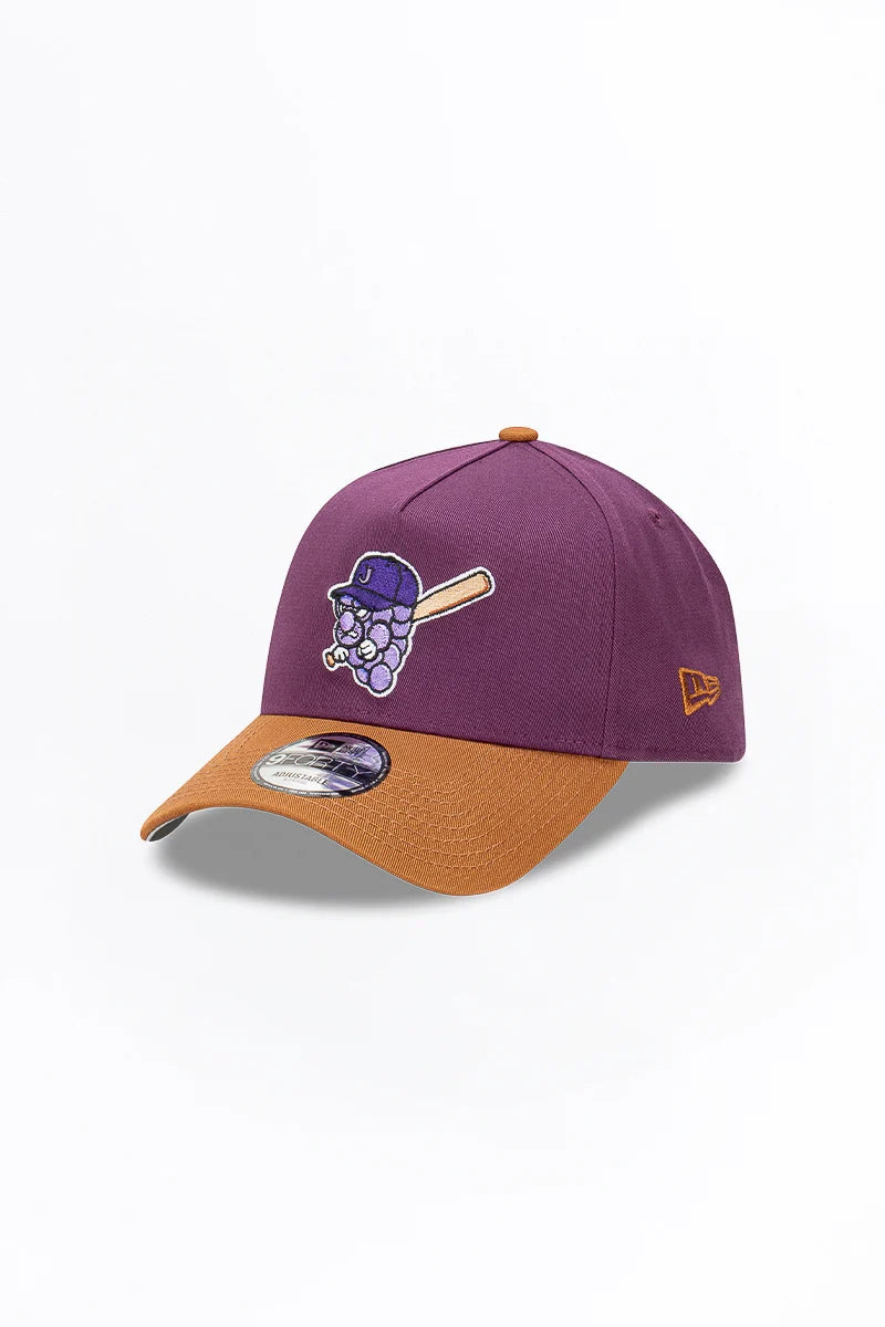 NEW ERA Jamestown Jammers 9FORTY A-Frame Snapback Cap - Peanut Butter & Jelly