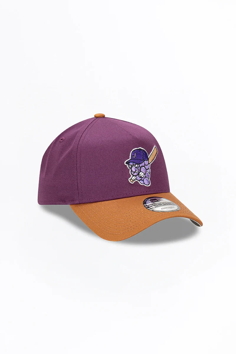 NEW ERA Jamestown Jammers 9FORTY A-Frame Snapback Cap - Peanut Butter & Jelly