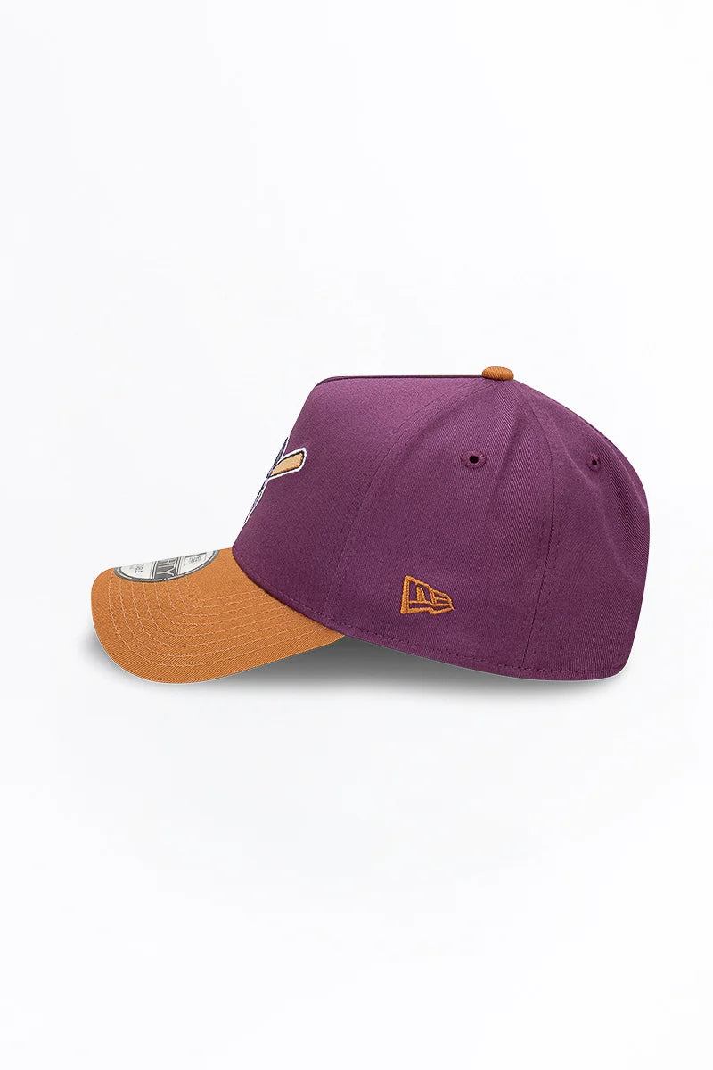 NEW ERA Jamestown Jammers 9FORTY A-Frame Snapback Cap - Peanut Butter & Jelly