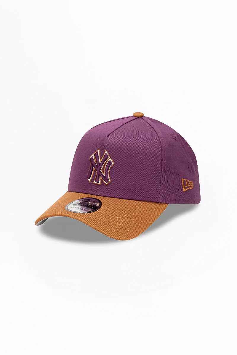 NEW ERA New York Yankees 9FORTY A-Frame Snapback Cap - Peanut Butter & Jelly