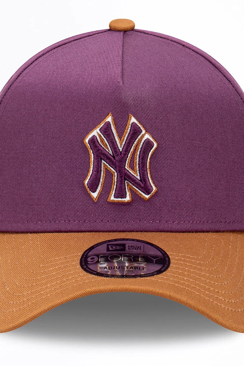 NEW ERA New York Yankees 9FORTY A-Frame Snapback Cap - Peanut Butter & Jelly