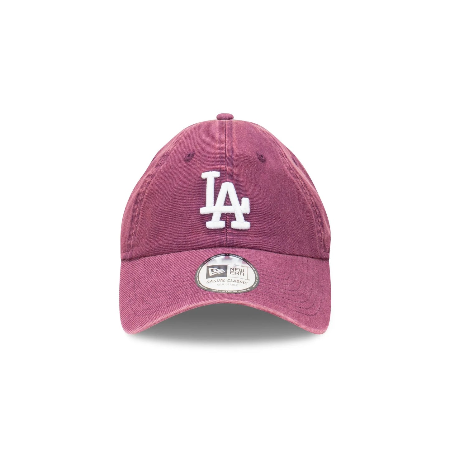 NEW ERA Los Angeles Dodgers Casual Classic Strapback Cap - Snow Wash Damson