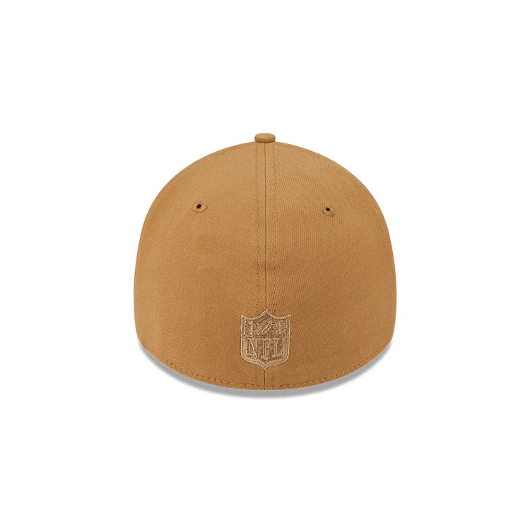 NEW ERA Las Vegas Raiders Neutrals 39THIRTY A-Frame Stretch Fit Cap - Wheat
