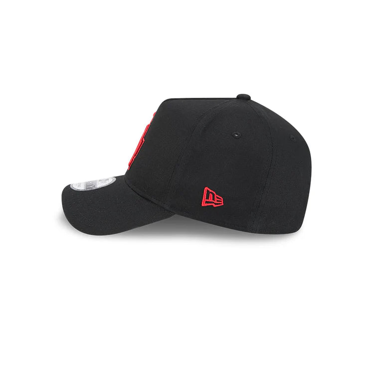 NEW ERA Los Angeles Dodgers 9FORTY A-Frame Snapback Cap - Black/Scarlet