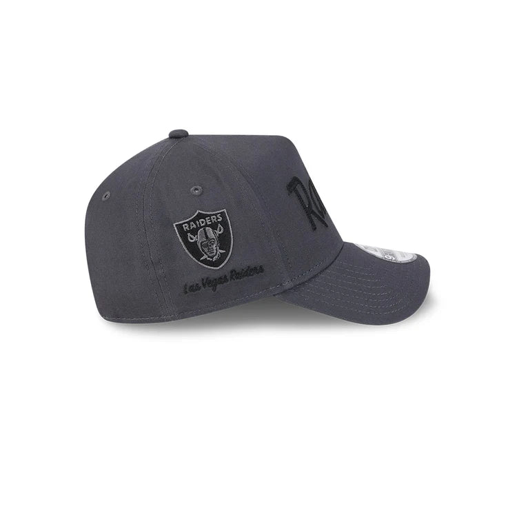 NEW ERA Las Vegas Raiders Higher Grade 9FORTY A-Frame Snapback Cap - Graphite/Black