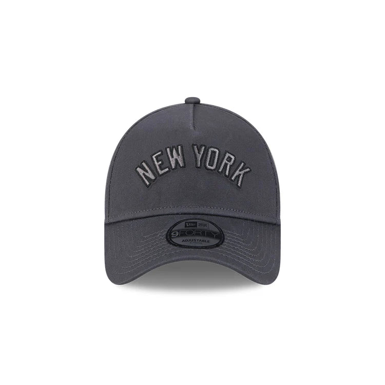 NEW ERA New York Yankees Higher Grade 9FORTY A-Frame Snapback Cap - Graphite/Black
