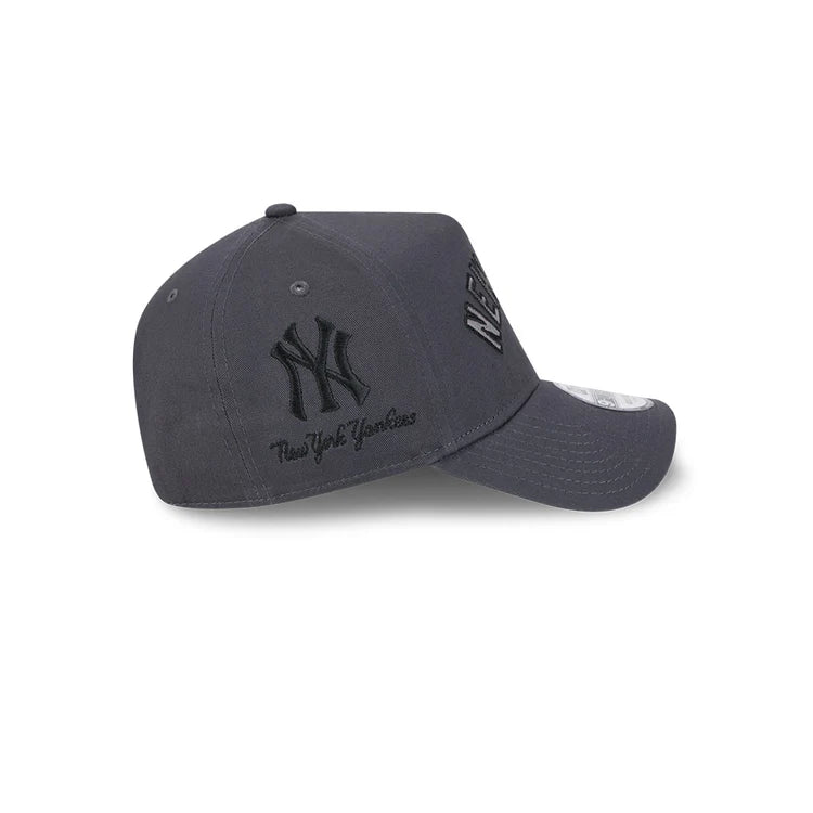 NEW ERA New York Yankees Higher Grade 9FORTY A-Frame Snapback Cap - Graphite/Black
