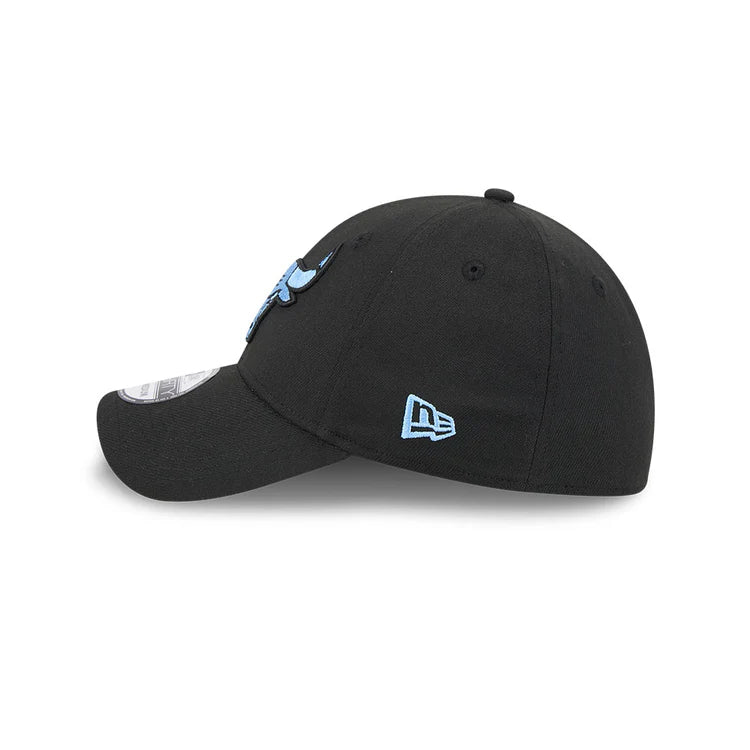 NEW ERA Chicago Bulls 39THIRTY Stretch Fit Cap - Black/Sky