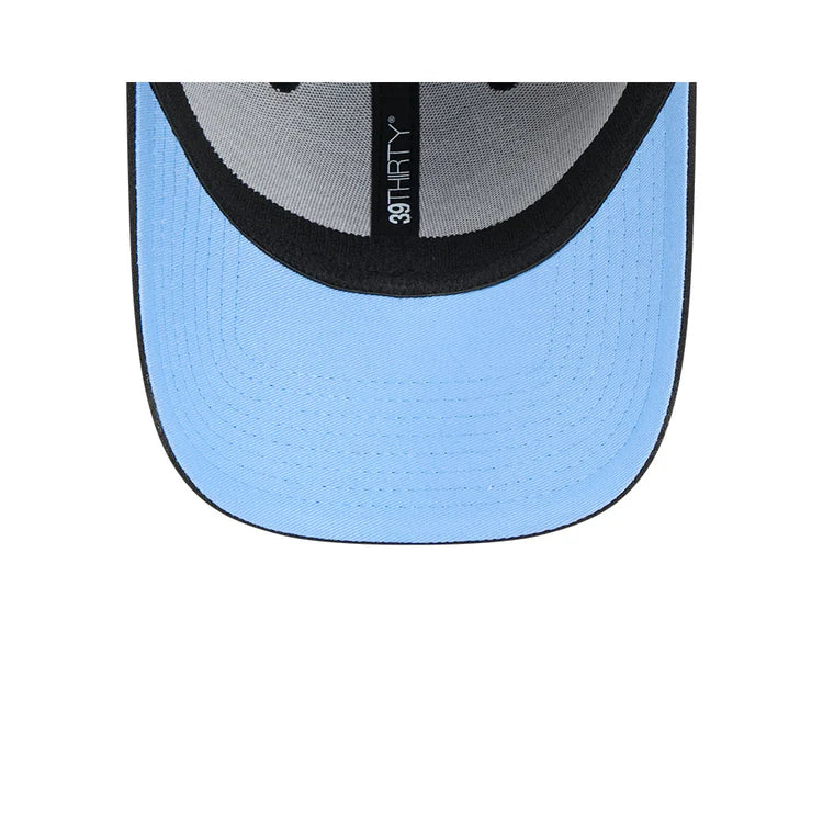 NEW ERA Chicago Bulls 39THIRTY Stretch Fit Cap - Black/Sky