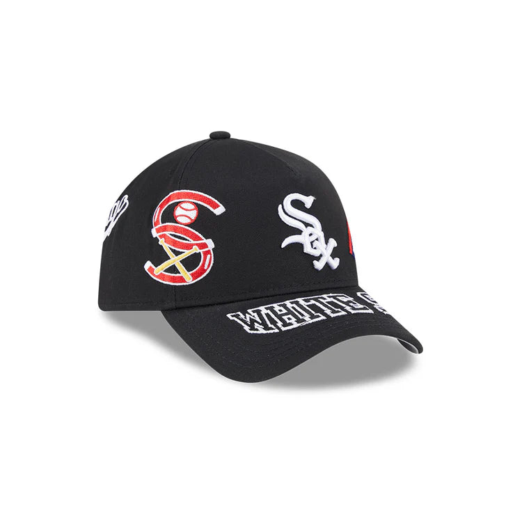 NEW ERA Chicago White Sox NBA All Over 9FORTY A-Frame Snapback Cap - OTC