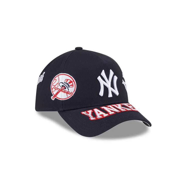 NEW ERA New York Yankees NBA All Over 9FORTY A-Frame Snapback Cap - OTC