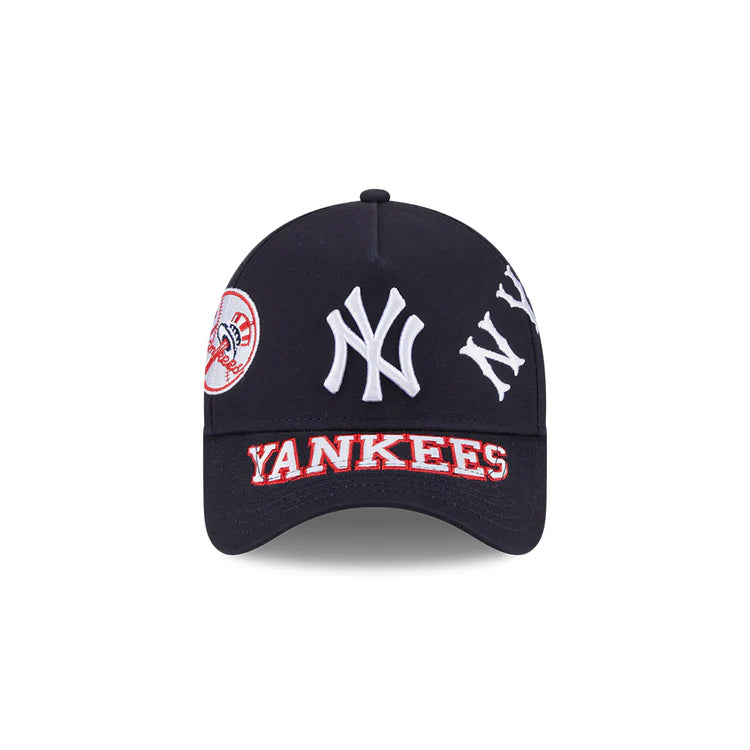 NEW ERA New York Yankees NBA All Over 9FORTY A-Frame Snapback Cap - OTC