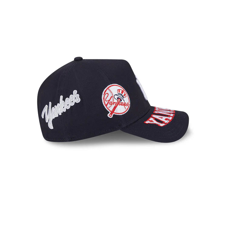 NEW ERA New York Yankees NBA All Over 9FORTY A-Frame Snapback Cap - OTC