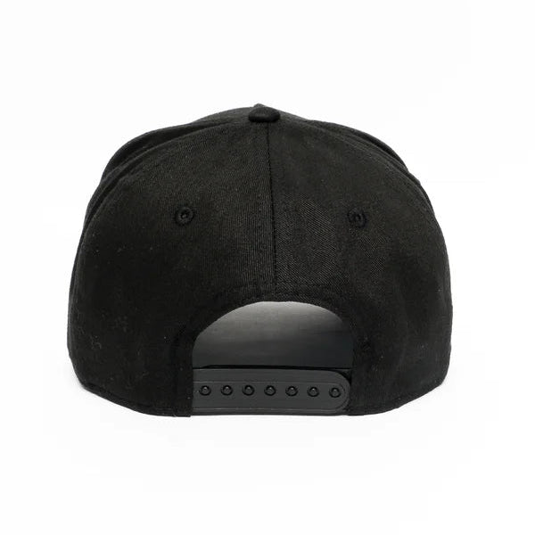 NEW ERA Chicago Bulls Dual Logo 9FORTY A-Frame Snapback Cap - Black