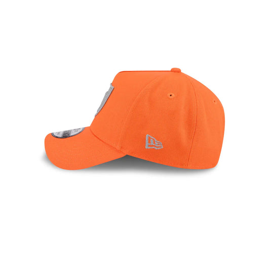 NEW ERA Las Vegas Raiders Hi Vis Reflect 9FORTY A-Frame Snapback Cap - Orange/Grey