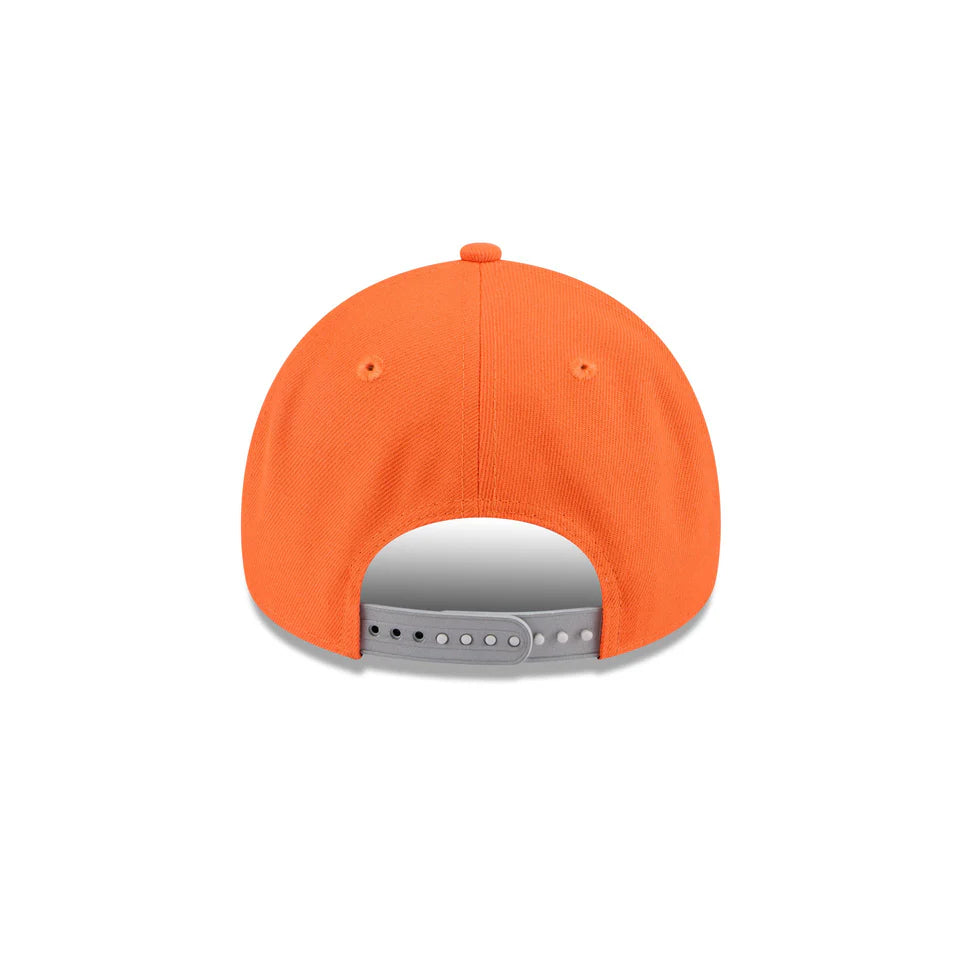 NEW ERA Chicago Bulls Hi Vis Reflect 9FORTY A-Frame Snapback Cap - Orange/Grey