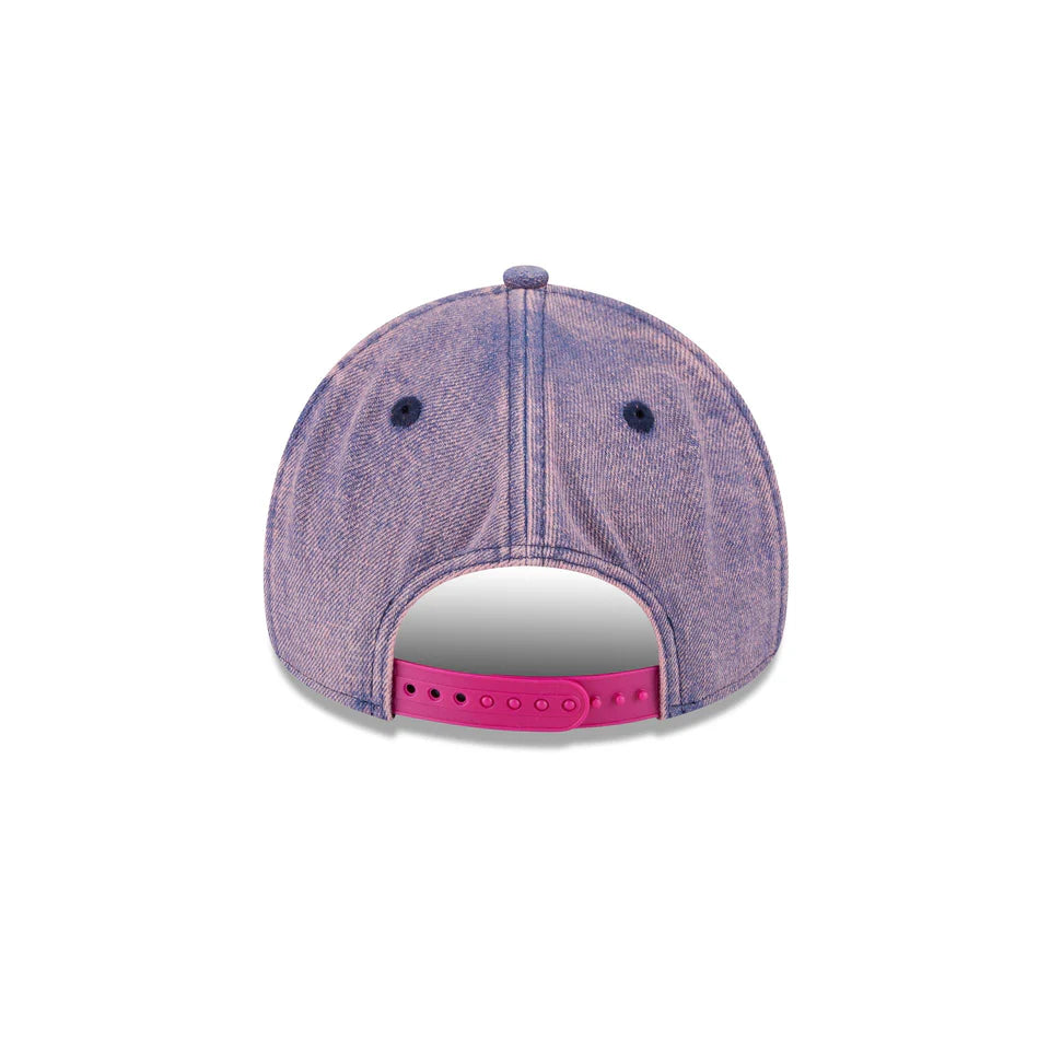 NEW ERA New York Yankees 9FORTY A-Frame Snapback Cap - Pink Acid Denim