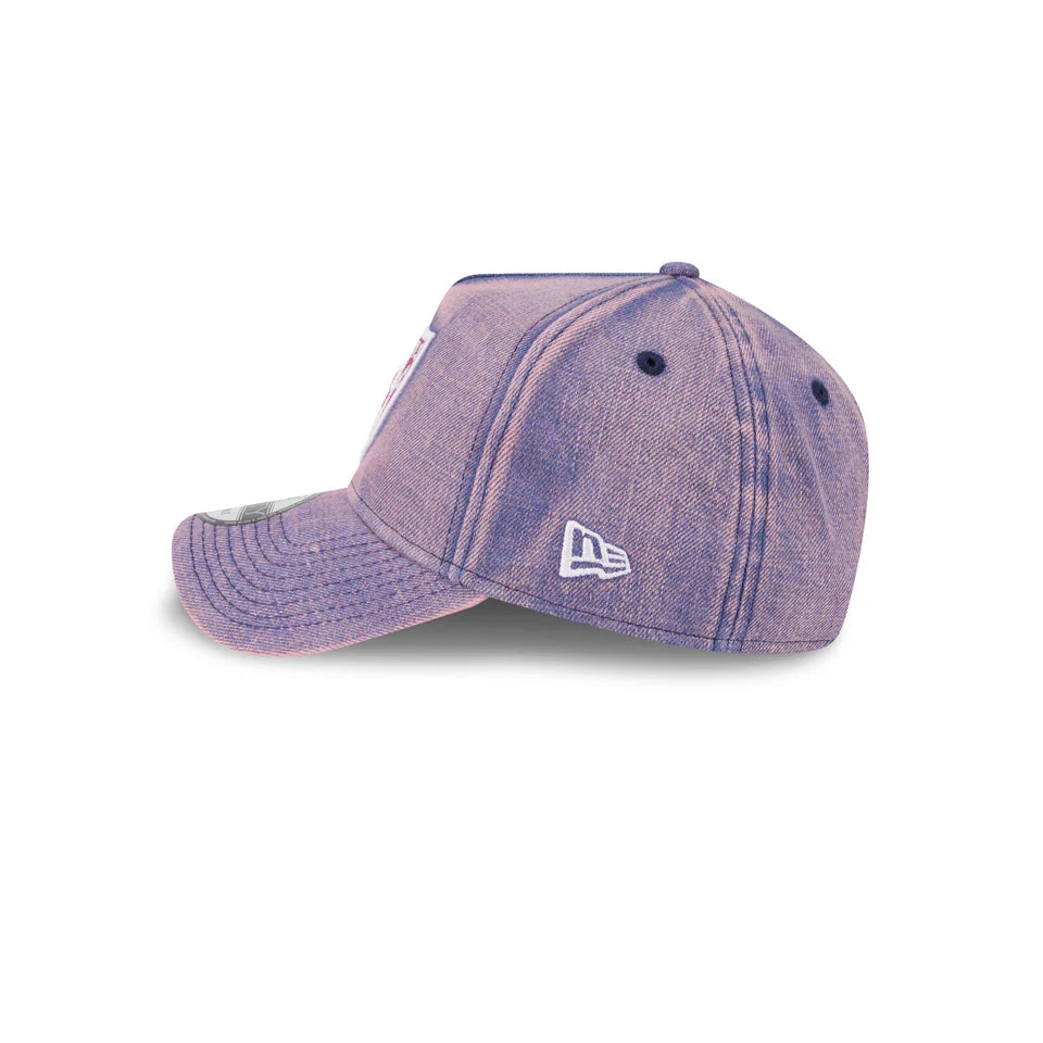 NEW ERA Las Vegas Raiders 9FORTY A-Frame Snapback Cap - Pink Acid Denim