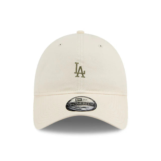 NEW ERA Los Angeles Dodgers Mini Vintage Cream 9TWENTY Strapback Cap - Light Cream/Light Cream UV