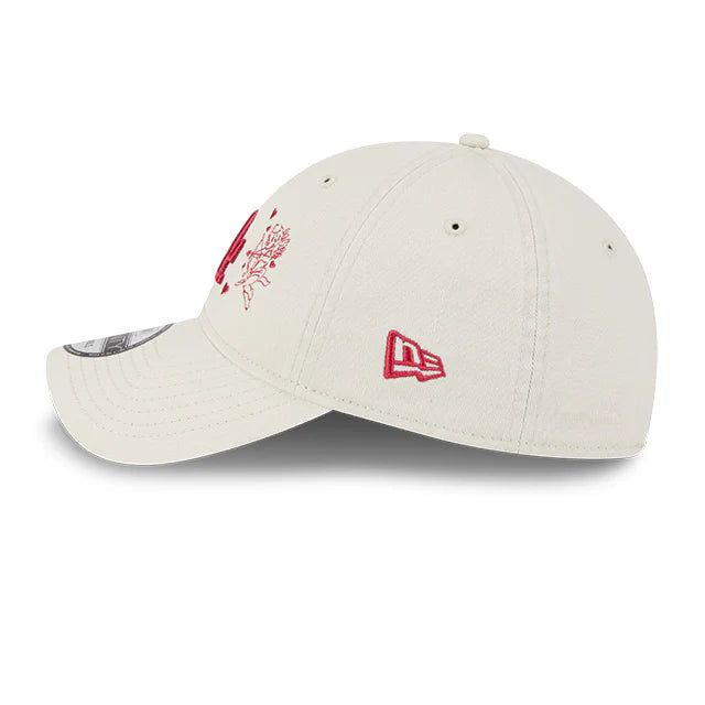 NEW ERA Los Angeles Dodgers Valentines 9TWENTY Strapback Cap - Stone/Scarlet