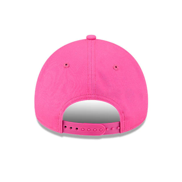 NEW ERA Los Angeles Dodgers Burst Pink 9FORTY A-Frame Snapback Cap - Fuchsia/Grey