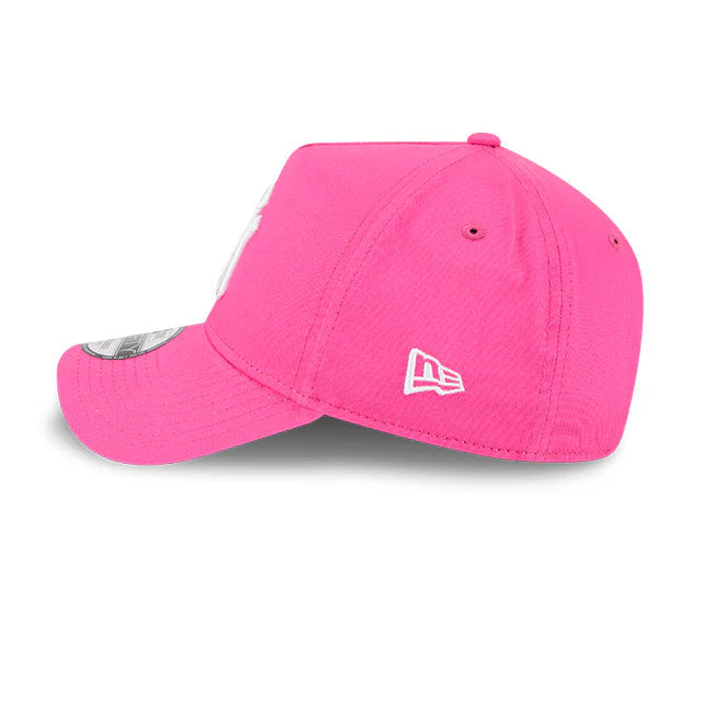 NEW ERA New York Yankees Burst Pink 9FORTY A-Frame Snapback Cap - Fuchsia/Grey