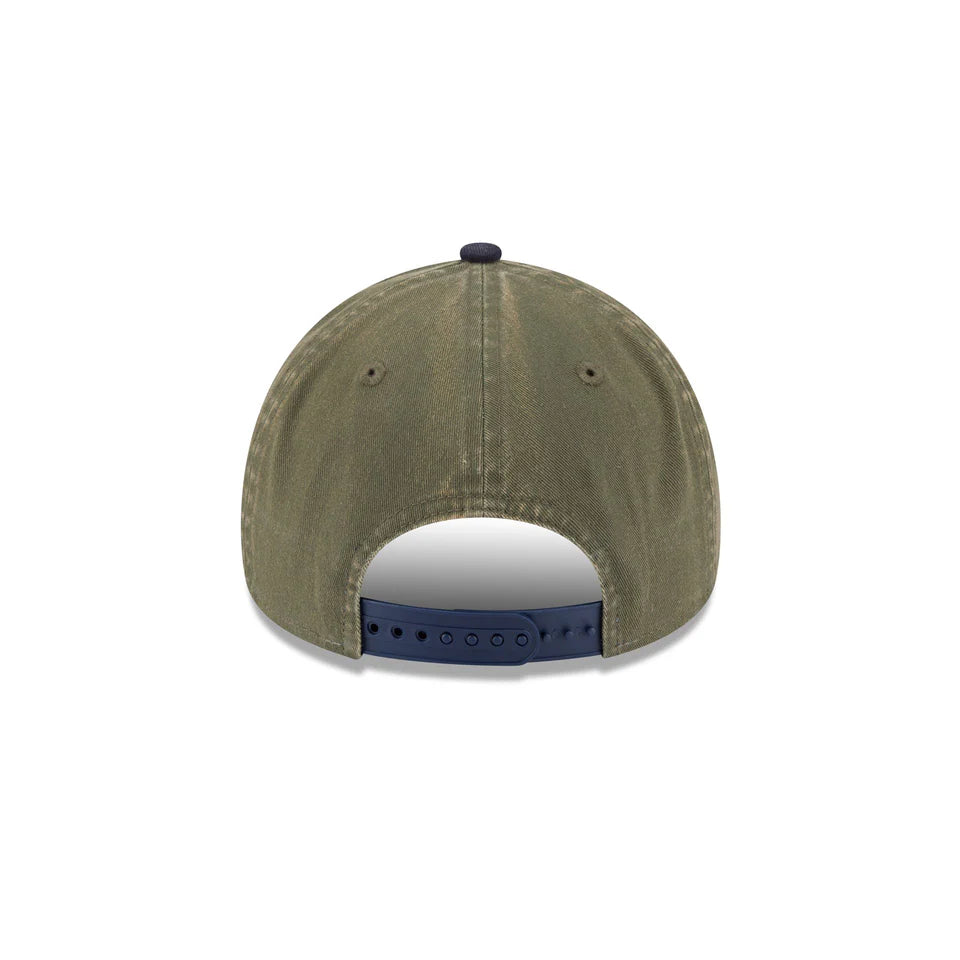 NEW ERA Las Vegas Raiders 9FORTY A-Frame Snapback Cap - New Olive/Navy Wash
