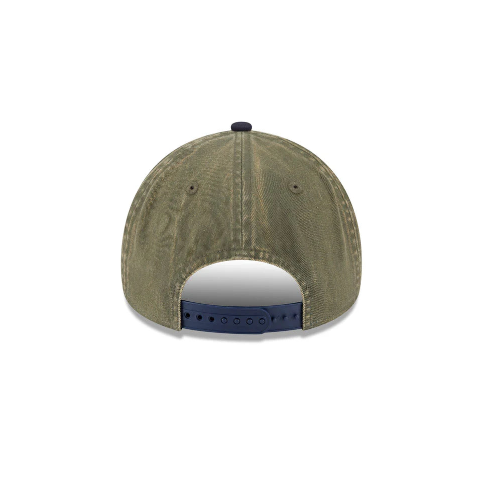 NEW ERA New York Rangers 9FORTY A-Frame Snapback Cap - New Olive/Navy Wash